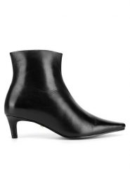 Gino Rossi Botki DALIA-116069 Czarny. Czarne botki damskie Gino Rossi, ze skóry, bez obcasa, na szpilce, bez zapięcia. Za 379.99 zł.