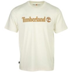 T-Shirt Kennebec River Linear Logo Rozmiar M Biały - TB0A5UPQCM9. Białe t-shirty męskie Timberland, m, bez wzorów, z bawełny, bez kołnierzyka. Za 168.00 zł.