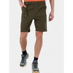 Szorty Męskie Fundango Elkford. Zielone krótkie spodenki sportowe męskie Fundango, m, bez wzorów, trekkingowe. Za 299.00 zł.