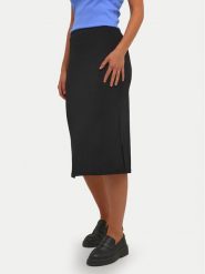 Kaffe Spódnica midi Malli 10506346 Czarny Regular Fit. Czarne spódnice damskie Kaffe, xl, bez wzorów, z syntetyku, midi. Za 139.99 zł.
