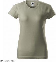 MALFINI Basic 134 - ADLER - Koszulka damska, 160 g/m - jasny khaki L. Brązowe t-shirty damskie Malfini, l, bez wzorów, bez kołnierzyka. Za 22.14 zł.