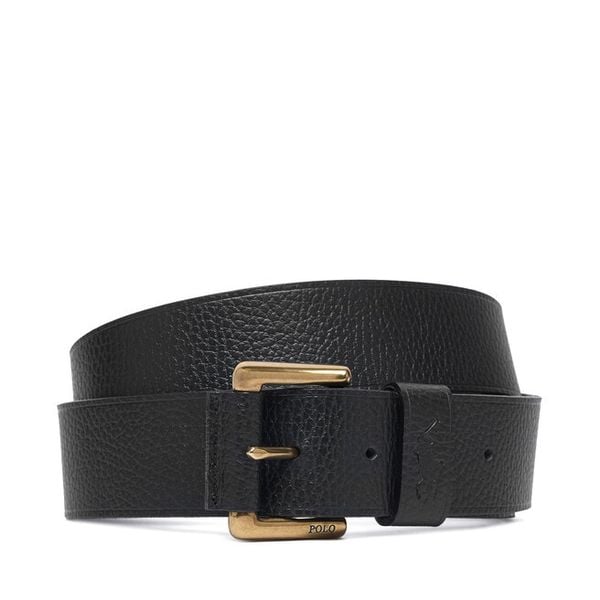 Pasek Polo Ralph Lauren. Czarne paski damskie Polo Ralph Lauren, bez wzorów. Za 262.99 zł.