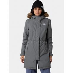 Płaszcz Zimowy Damski The North Face W Zaneck. Szare kurtki sportowe damskie The North Face, na zimę, bez wzorów, z puchu, bez kaptura, trekkingowe. Za 1,399.00 zł.