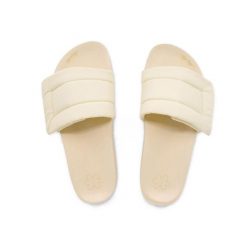 Klapki basenowe damskie Flip Flop Hi Paddy. Białe klapki damskie Flip Flop, bez wzorów, z materiału, bez obcasa. Za 131.04 zł.