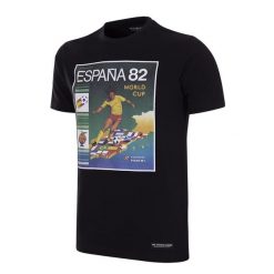 Koszulka dla dorosłych - Panini FIFA Mistrzostwa Świata Hiszpania 1982 - Czarny. Czarne koszulki sportowe męskie COPA FOOTBALL, s, bez wzorów, bez kołnierzyka, bez ramiączek, do piłki nożnej. Za 211.91 zł.