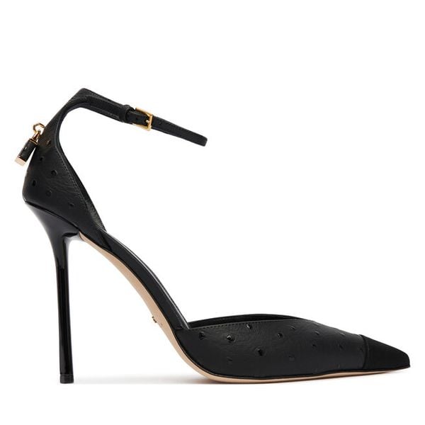 Szpilki Elisabetta Franchi. Czarne szpilki damskie Elisabetta Franchi, bez wzorów, bez obcasa, bez zapięcia. Za 1,761.99 zł.