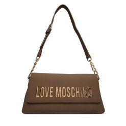 Torebka LOVE MOSCHINO. Brązowe torebki do ręki damskie Love Moschino, bez wzorów, klasyczne, bez dodatków. Za 439.00 zł.