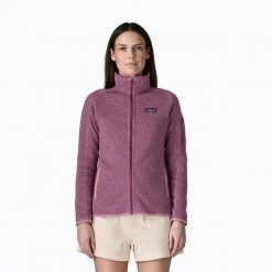PATAGONIA Bluza damska W's Better Sweater Jkt light violet-S. Niebieskie bluzy damskie Patagonia, s, bez wzorów, z dzianiny, bez kaptura. Za 656.35 zł.