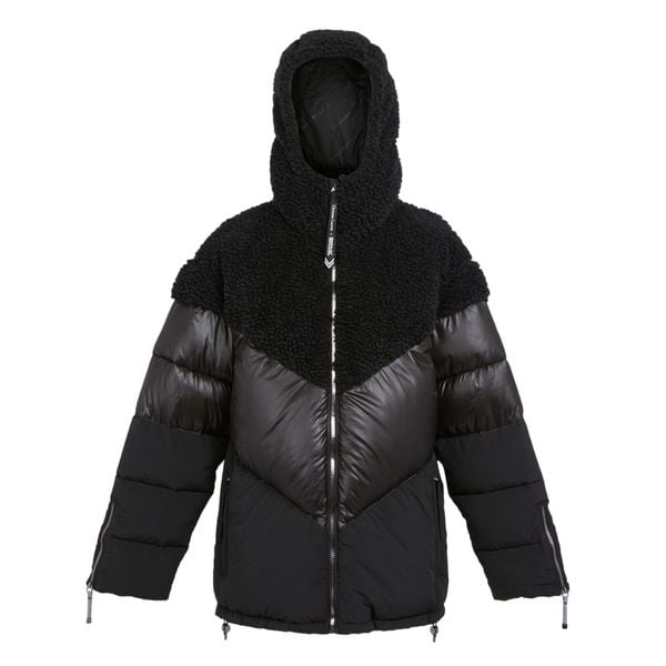Kurtka Ocieplana Damska Pikowany Christian Lacroix Sete. Czarne kurtki sportowe damskie Regatta, s, bez wzorów, z puchu, bez kaptura, trekkingowe. Za 279.99 zł.