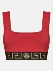 Versace Biustonosz top 1013323 1A10011 Czerwony. Czerwone biustonosze Versace, bez wzorów, z bawełny. Za 229.99 zł.