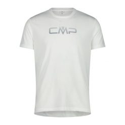 Koszulka męska rowerowa CMP 39T7117P. Białe koszulki sportowe męskie CMP, m, bez wzorów, bez kołnierzyka, bez ramiączek. W wyprzedaży za 41.99 zł.