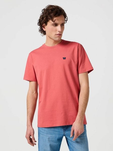 MESKA KOSZULKA WRANGLER SIGN OFF TEE NANTUCKET 112362687. T-shirty męskie Wrangler, m, bez wzorów, bez kołnierzyka. Za 79.99 zł.