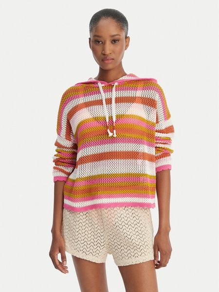 Banana Moon Sweter Gui Wilderness LTH33 Kolorowy Regular Fit. Swetry damskie Banana Moon, s, bez wzorów, z bawełny, bez kołnierzyka, bez ramiączek, bez kaptura. Za 273.99 zł.