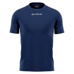 Męska Koszulka Capo. Niebieskie koszulki sportowe męskie Givova, m, bez wzorów, bez kołnierzyka, bez ramiączek, trekkingowe. Za 61.99 zł.