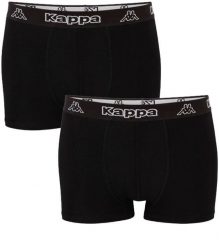 Bokserki majtki męskie Kappa 2-Pack. Fioletowe bokserki męskie Kappa, m, bez wzorów, z bawełny. Za 29.50 zł.