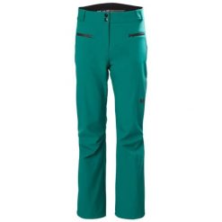 Spodnie narciarskie dla kobiet Helly Hansen Bellissimo 2. Zielone spodnie materiałowe damskie Helly Hansen, s, bez wzorów, z elastanu. Za 730.00 zł.