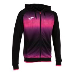 Bluza dresowa z kapturem Joma Tiger V. Czarne bluzy sportowe męskie Joma, l, bez wzorów, z dresówki, z kapturem, na fitness i siłownię. Za 192.90 zł.