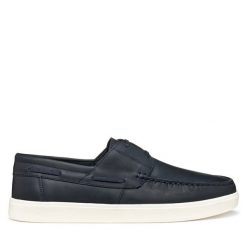 Mokasyny Geox. Niebieskie mokasyny męskie Geox. Za 309.99 zł.
