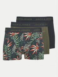 Jack & Jones Komplet bokserek Loui 12267052 Zielony. Zielone bokserki męskie Jack & Jones, m, bez wzorów, z bawełny. Za 89.99 zł.