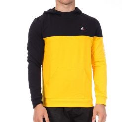 Bluza Męska Le Coq Sportif Captain. Niebieskie bluzy męskie le coq sportif, m, bez wzorów, z bawełny, z kapturem. Za 288.30 zł.