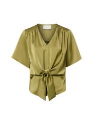 Neo Noir Bluzka - Casadia Kobiety zielony, 34. Zielone bluzki damskie Neo Noir, bez wzorów, z materiału, eleganckie, bez kołnierzyka, bez ramiączek. Za 229.95 zł.