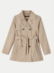 NAME IT Trencz Madelin 13237537 Beżowy Regular Fit. Brązowe płaszcze damskie Name it, bez wzorów, z syntetyku, bez kaptura. Za 229.99 zł.