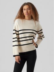 Vero Moda Sweter 10278319 Beżowy Regular Fit. Brązowe swetry damskie Vero Moda, xs, bez wzorów, z syntetyku, bez kołnierzyka, bez ramiączek, bez kaptura. Za 199.99 zł.