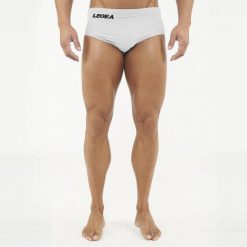Kąpielówki slip męskie TUTORE białe. Białe kąpielówki męskie Legea, m, bez wzorów, z materiału, na fitness i siłownię. Za 56.00 zł.