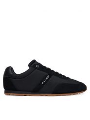 Tommy Hilfiger Sneakersy Th Lo Run Icon Summer Mix FM0FM05905 Czarny. Czarne buty sportowe męskie Tommy Hilfiger, z materiału, bez zapięcia. Za 449.99 zł.