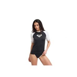 Koszulka rash vest z krótkim rękawem damska THE RETRO ESSENTIALS. Szare bikini damskie Roxy, s, bez wzorów. Za 129.99 zł.