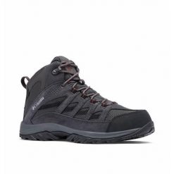 Buty trekkingowe męskie Columbia Crestwood Mid Waterproof. Szare trekkingi męskie Columbia, trekkingowe. Za 417.99 zł.
