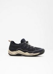 Komfortowe sneakersy wsuwane marki Rieker z lekką podeszwą. Niebieskie obuwie sportowe damskie bonprix, bez wzorów. Za 319.99 zł.