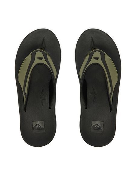 Quiksilver Japonki EO-BRANTON III CQ10124MG Zielony. Zielone klapki męskie Quiksilver, z syntetyku. Za 110.99 zł.