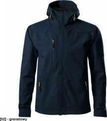 MALFINI Nano 531 - ADLER - Softshell kurtka męska, 280 g/m, 100% poliester, - granatowy L. Niebieskie kurtki męskie Malfini, l, bez wzorów, z poliesteru, bez kaptura. Za 224.13 zł.