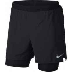 Nike Szorty Męskie M Nk Dstnce 2In1 Short 5in Black Xxl. Czarne krótkie spodenki sportowe męskie Nike, z materiału. Za 195.00 zł.