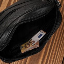 Paolo Peruzzi Saszetka męska skórzana do ręki czarna T-129-BL. Czarne saszetki męskie Paolo Peruzzi. Za 178.58 zł.