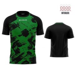T-shirt Givova Art Sports 3XL Zielono-Czarny dla Mężczyzn. Czarne koszulki sportowe męskie Givova, m, bez wzorów, bez kołnierzyka, bez ramiączek, do piłki nożnej. Za 59.82 zł.