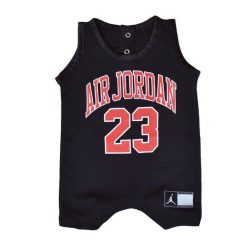 Body Rampers Niemowlęcy Air Jordan DNA Romper czarny - 556169-023. Czarne body niemowlęce Jordan, bez wzorów, bez ramiączek. Za 102.35 zł.
