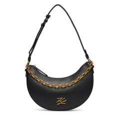 Torebka KARL LAGERFELD. Czarne torebki do ręki damskie KARL LAGERFELD, bez wzorów, klasyczne, bez dodatków. Za 1,299.00 zł.