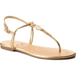 Sandały TORY BURCH - Emmy Sandal 48503 Gold 701. Klapki damskie Tory Burch. W wyprzedaży za 679.00 zł.