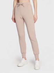 Guess Spodnie dresowe Allie Scuba V2YB18 K7UW2 Beżowy Regular Fit. Brązowe spodnie dresowe damskie Guess, xxs, z aplikacjami, z dresówki. Za 269.99 zł.