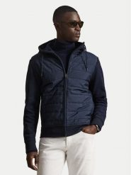 Polo Ralph Lauren Kurtka przejściowa 710B13510001 Granatowy Regular Fit. Niebieskie kurtki męskie Polo Ralph Lauren, m, bez wzorów, z bawełny, bez kaptura. Za 1,199.00 zł.