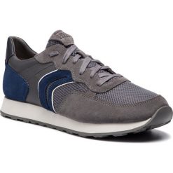 Sneakersy GEOX - U Vincit B U845VB 02214 C1F4R Grey/Dk Royal. Szare półbuty na co dzień męskie Geox, z materiału, klasyczne, bez zapięcia. W wyprzedaży za 249.00 zł.