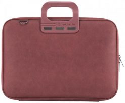 Torba Bombata Denim 15''-16'' burgundy. Czerwone torby na laptopa damskie Bombata, bez wzorów, z denimu. Za 379.00 zł.