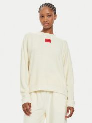 Hugo Sweter Snoozie 50523414 Écru Regular Fit. Swetry damskie Hugo, xl, bez wzorów, bez kołnierzyka, bez ramiączek, bez kaptura. Za 339.99 zł.