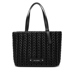 Torebka KARL LAGERFELD. Czarne torebki do ręki damskie KARL LAGERFELD, bez wzorów, klasyczne, bez dodatków. Za 959.99 zł.