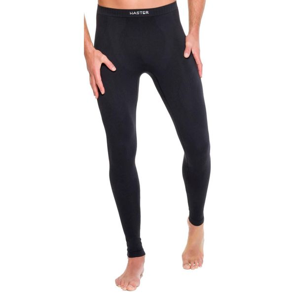 Spodnie termoaktywne kalesony męskie Haster. Czarne spodnie snowboardowe męskie Haster, m, bez wzorów, narciarskie. Za 96.99 zł.