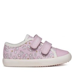 Tenisówki Geox. Czerwone trampki i tenisówki dziewczęce Geox, bez wzorów, bez zapięcia. Za 179.99 zł.