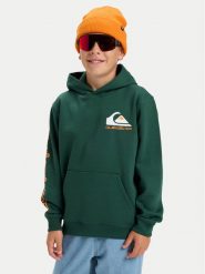 Quiksilver Bluza Omni Logo EQBFT03951 Zielony Regular Fit. Zielone bluzy dla chłopców Quiksilver, bez wzorów, z syntetyku, bez ramiączek, bez kaptura. Za 189.99 zł.