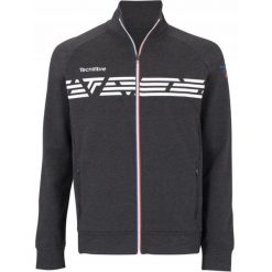 Bluza tenisowa rozpinana męska Tecnifibre Knit Jacket. Szare bluzy męskie TECNIFIBRE, m, bez wzorów, bez kaptura. Za 159.99 zł.